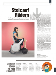 Ein Rollstuhl im Wired Magazin (s. 26)